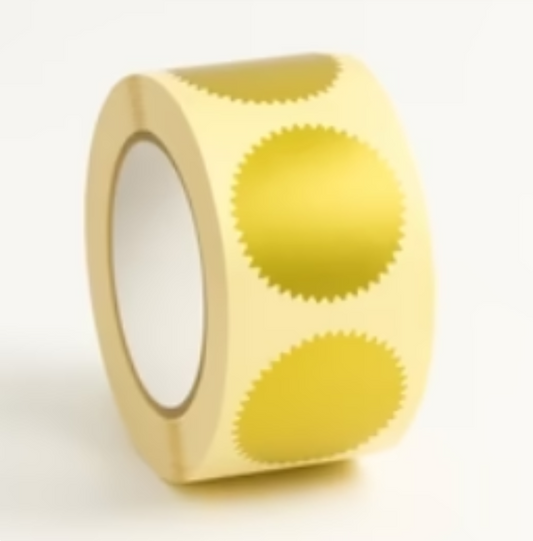 Golden Seal Stickers